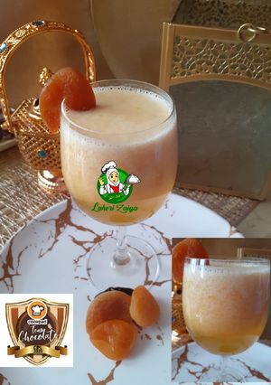 A picture of Refreshing Apricot Drink Sharbat e Khobani.