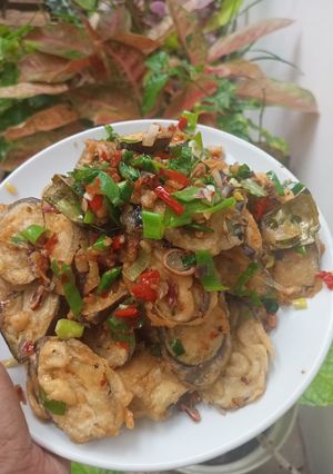 Foto resep Terong eco raos cumi asin
