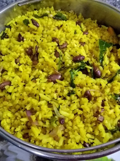 Red bean poha செய்முறை முக்கிய புகைப்படம்