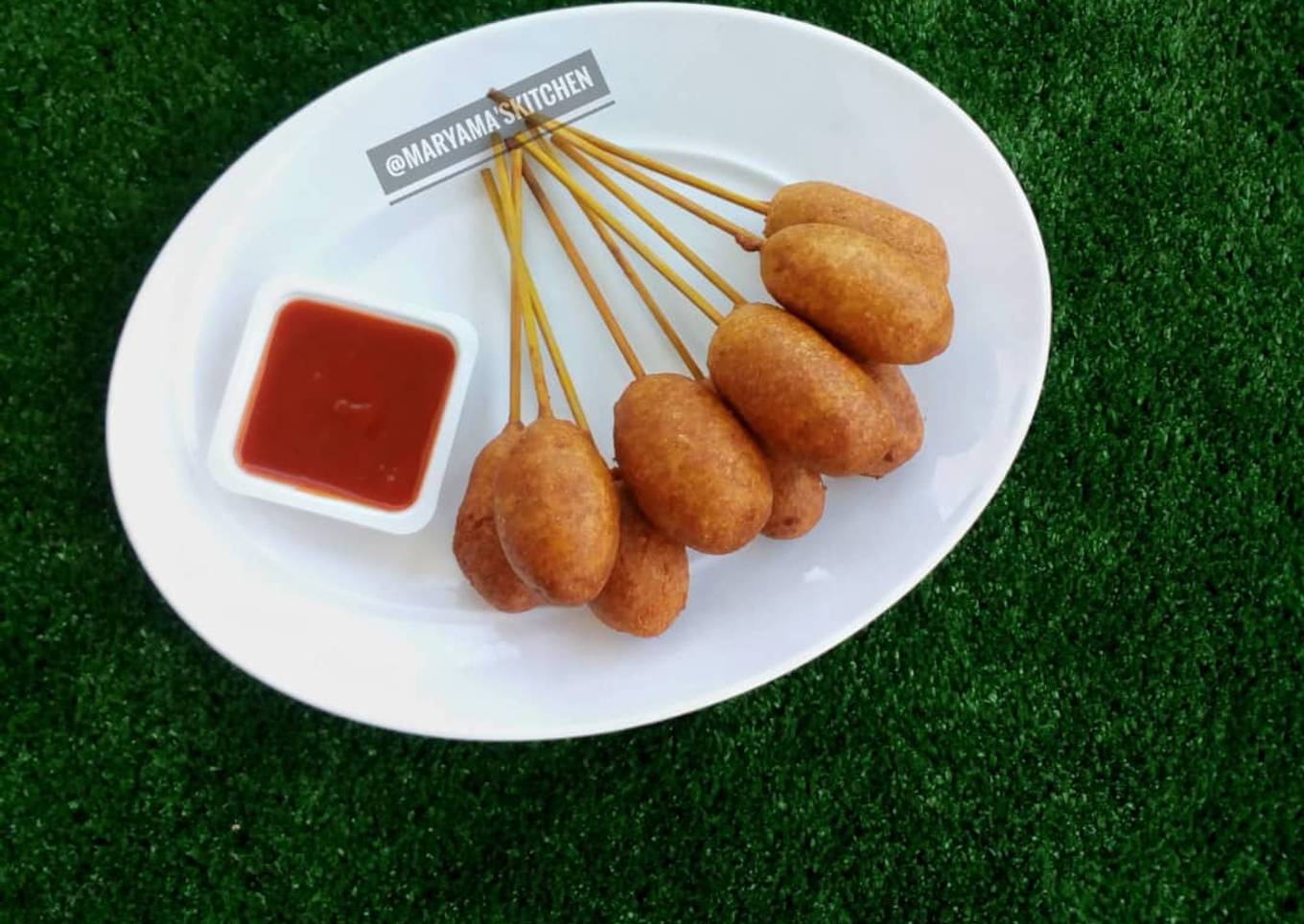 Mini corndogs(spiced)