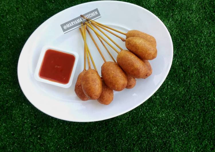 Step-by-Step Guide to Make Tasty Mini corndogs(spiced) | So Tasty Food Recipe From My Kitchen