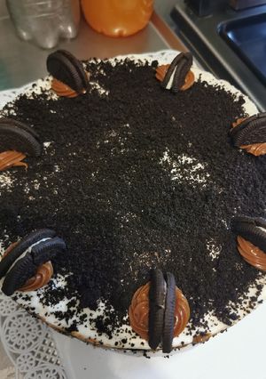 Una foto de Torta oreo sin horno