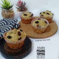 Muffin Pisang Topping mix Berry-レシピのメイン写真