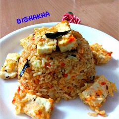 A picture of Paneer Biryani.