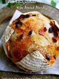 Walnut and Dried Fruit Bread with Rye Flour Kneaded In a Bread Machine