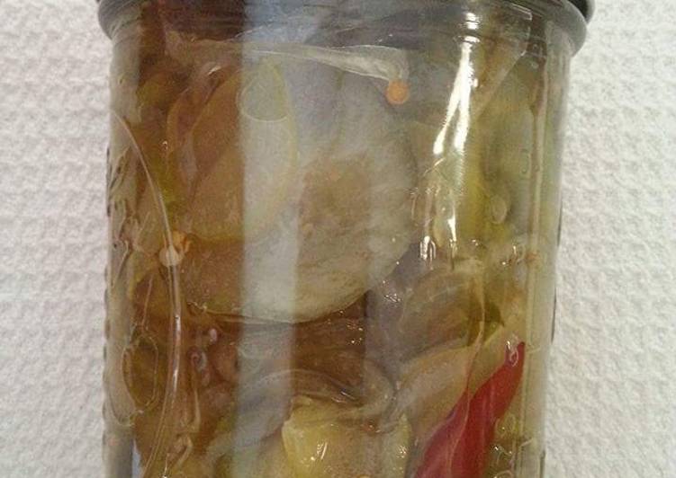 Recipe of Award-winning My Grandma&#39;s Bread and Butter Pickles