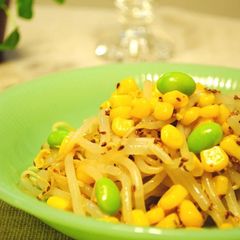A picture of Bean Sprouts & Corn Namul.