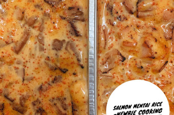 Cara Buat Salmon Mentai Rice Irit Untuk Jualan