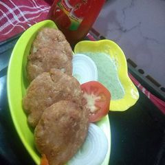 Semolina Aloo kabab A picture of Semolina Aloo kabab.
