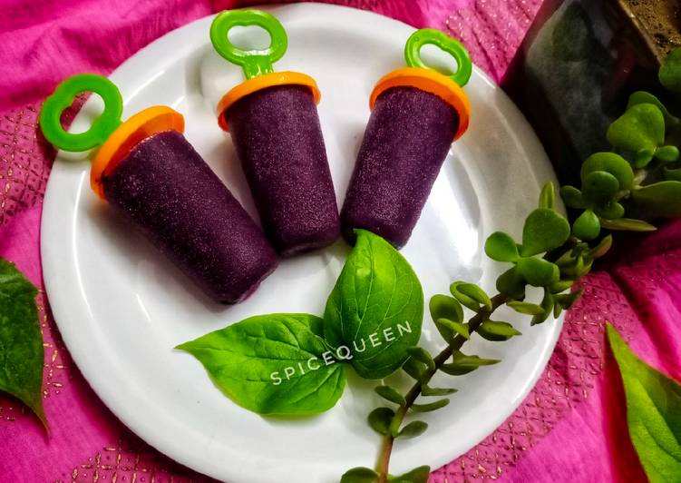 Recipe of Speedy Jamun Popsicles