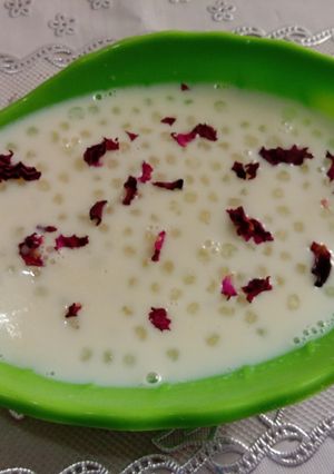 A picture of Sabudana Kheer.