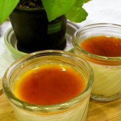 A picture of Creamy Egg Yolk Custard Pudding.