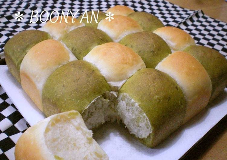 Simple Way to Prepare Ultimate Springy Shiratama Checked Bread