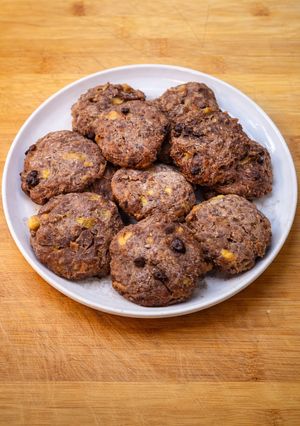 Foto principal de Galletas de plátano y zanahoria