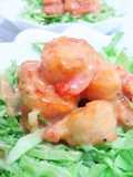 Shrimp with Mayonnaise Sauce in 1 Frying Pan