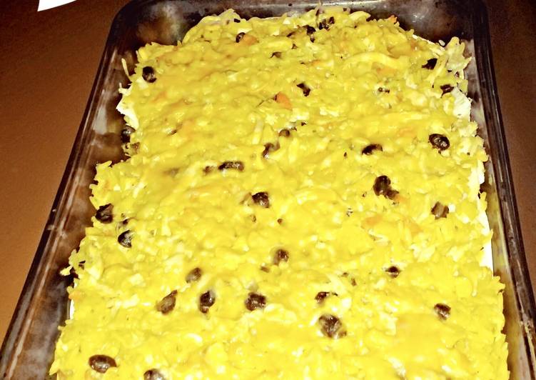 Easiest Way to Prepare Homemade Cheesy Enchilada Casserole