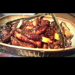Sticky Chilli Pork Ribs A picture of Sticky Chilli Pork Ribs.