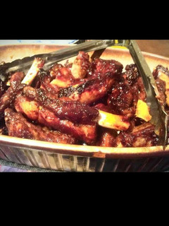 A picture of Sticky Chilli Pork Ribs.