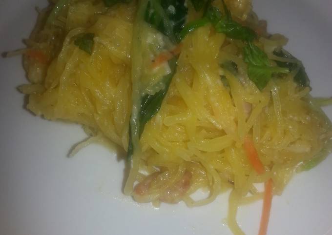Recipe of Ultimate Spaghetti Squash Carbonara