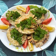 A picture of Jagged-Cut Fried Eggplant.