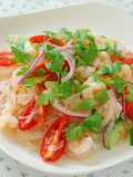 Yum Woon Sen Thai Glass Noodle Salad with Seafood