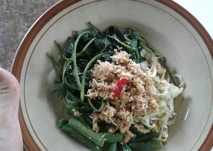 Standar Resep enak membuat Kluban urap sayur lengguk yang enak