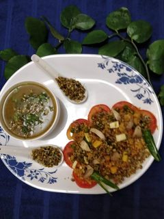 अंकुरित मूंग मसाला चाट (Ankurit moong masala chat recipe in Hindi) रेसिपी मुख्य फोटो