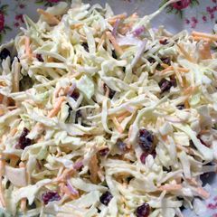A picture of coleslaw.