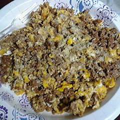 A picture of Skye's double scramble.