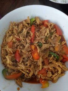 Foto resep Ayam suwir paprika