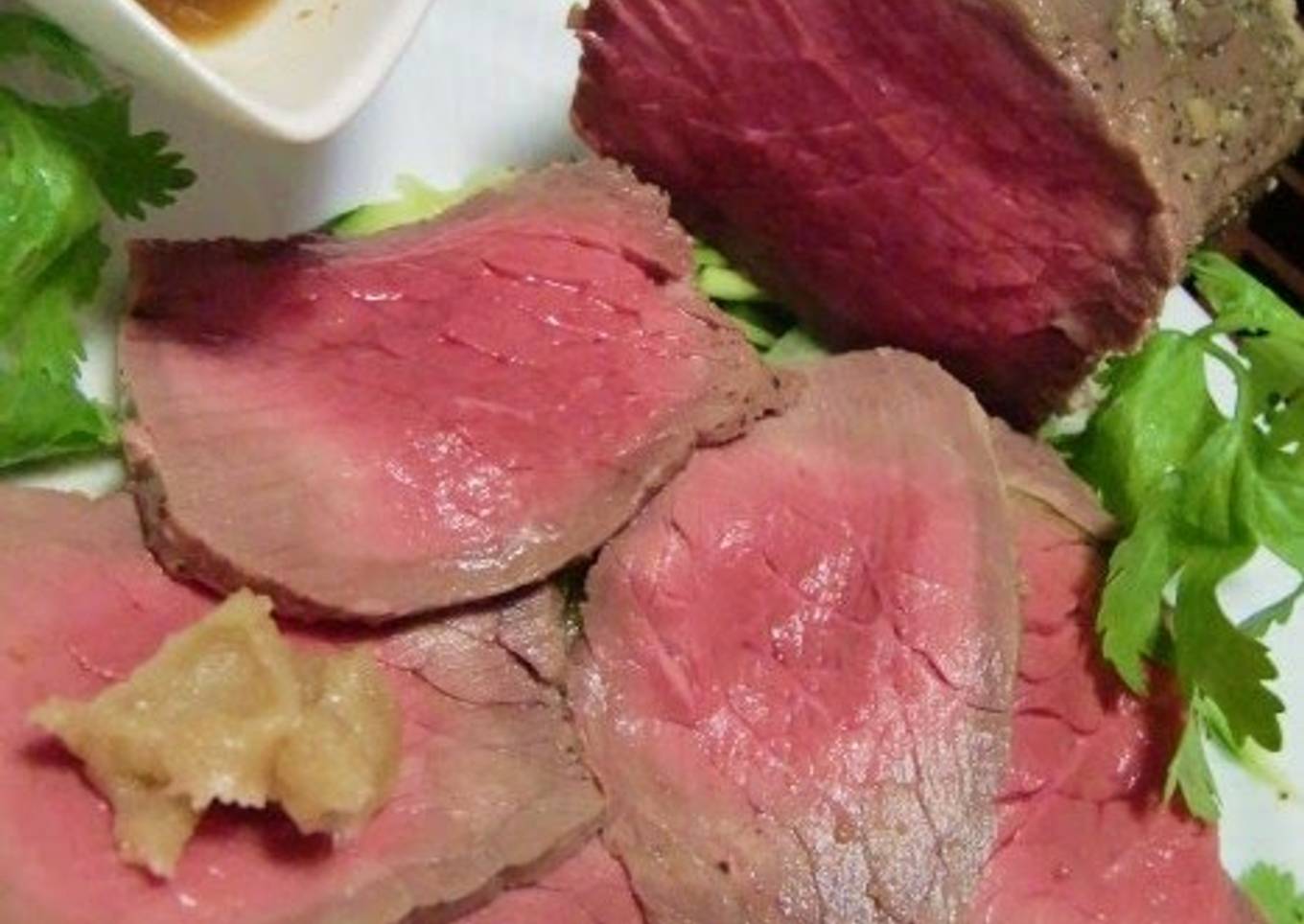 Roast Beef with 3.5 Minutes in the Microwave