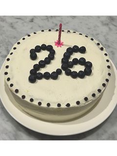 Foto di Torta arrotolata ai mirtilli 🫐