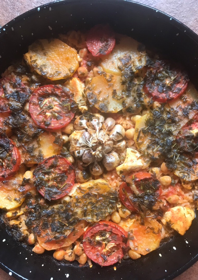 Una foto de Arroz campesino al horno