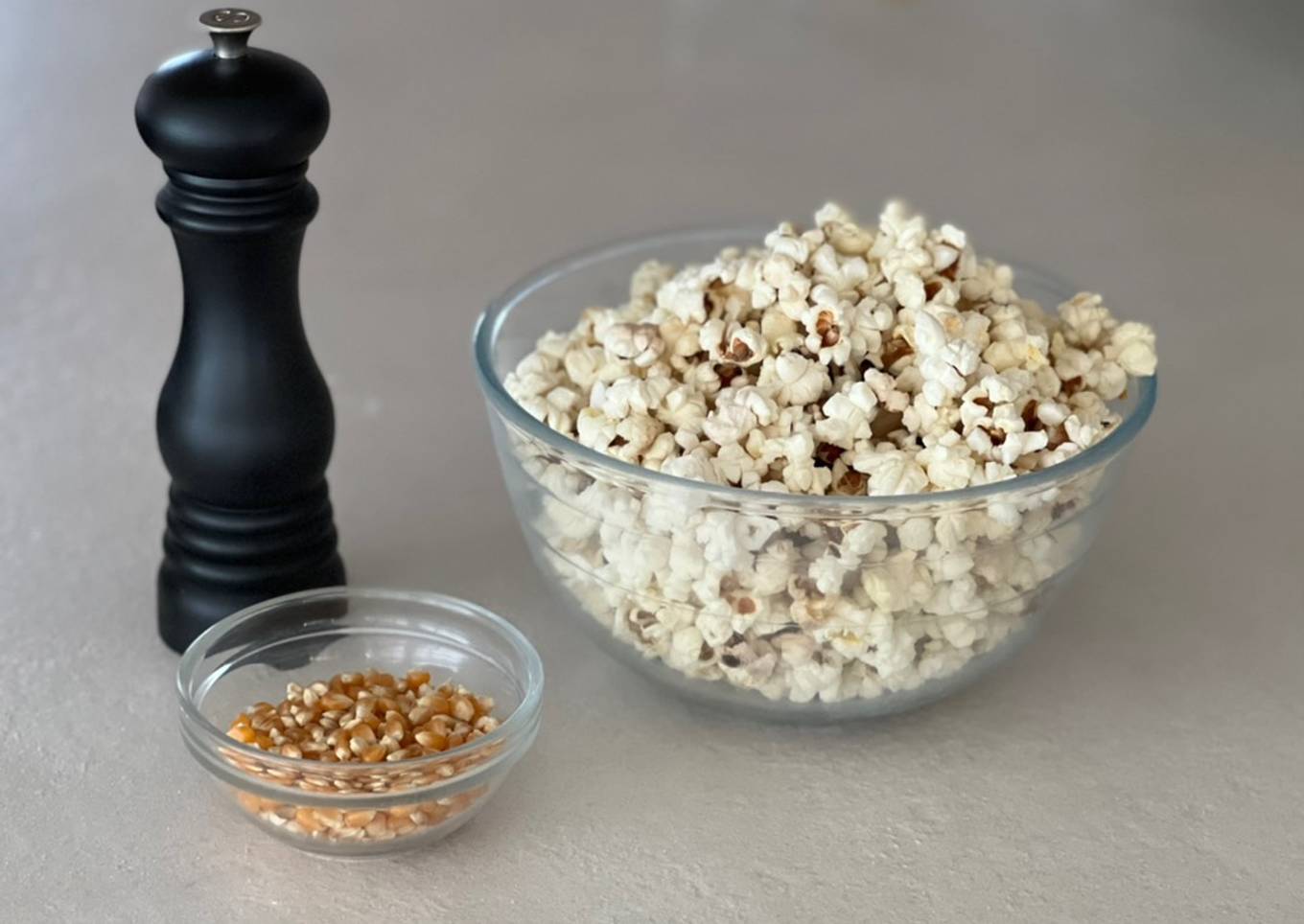 Palomitas de maíz en sartén