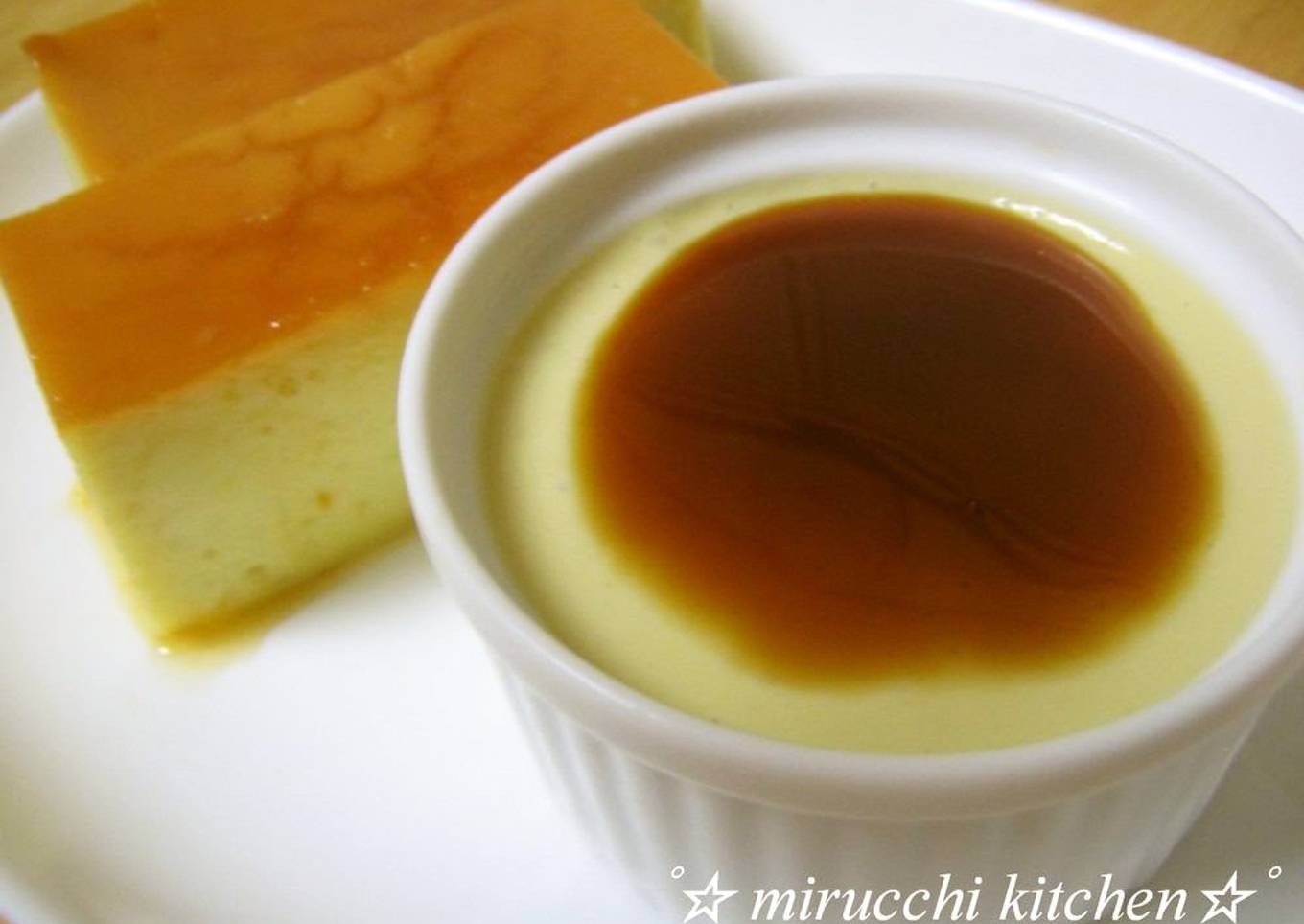 Sweet potato pudding without fat or soft
