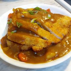 A picture of Chicken Katsu Curry.