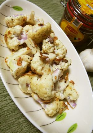 A picture of Crispy Stir-Fried Cauliflower.