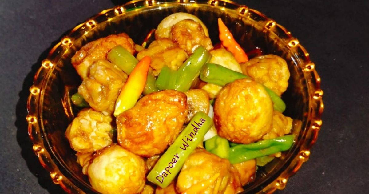 272. Tempe Telur Puyuh Kecap Asin