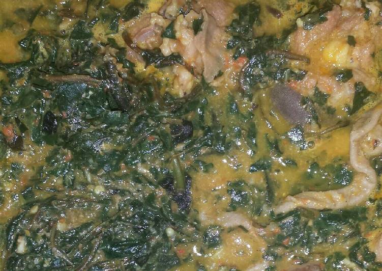Recipe of Quick Offals bitterleaf soup | This is Recipe So Tasty You Must Try Now !!