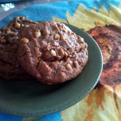A picture of Decadent Flourless Peanut Butter Cookies.