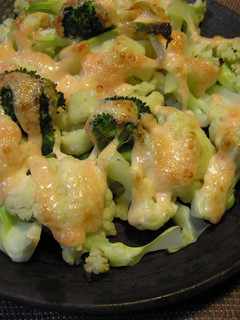A picture of Baked Cauliflower with Mentaiko and Mayonnaise.