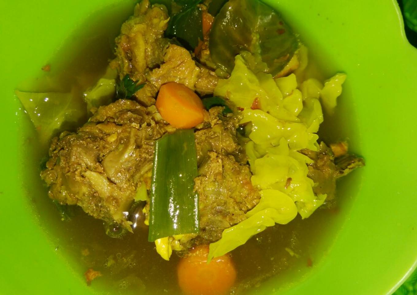 Soto DAGING sapi sayuran