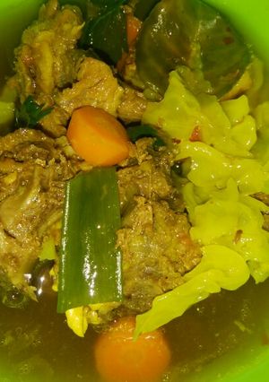 Foto resep Soto DAGING sapi sayuran