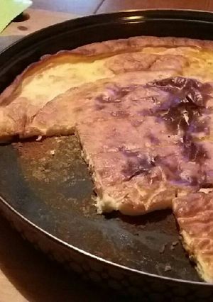 Una foto de Faina de queso cremoso
