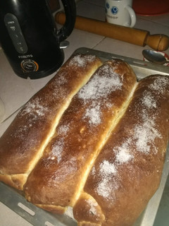 Una foto de Pan dulce relleno con ricota