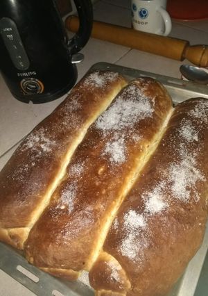 Una foto de Pan dulce relleno con ricota