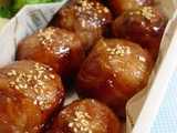 cheese pork onigiri
