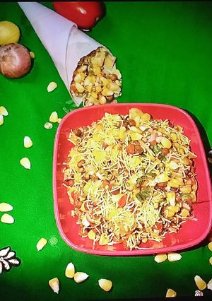 A picture of Tasty corn bhel (healthy recipe).