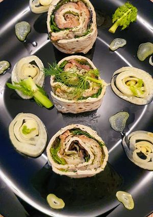 Une photo de Wraps au Saumon et Fenouil