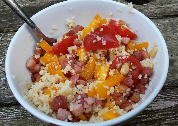 Simple Way to Make Homemade Meaty Mediterranen Couscous